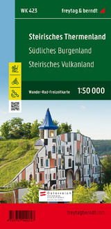 Steirisches Thermenland - Südliches Burgenland - Steirisches Vulkanland, Wanderkarte 1:50.000, WK 423 - 
