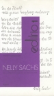 Nelly Sachs: Einführung in das Werk der Dichterin jüdischen Schicksals (Editio)