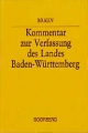 Kommentar zur Verfassung des Landes Baden-Wurttemberg