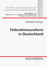 Föderalismusreform in Deutschland - 