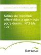 Noites de insomnia, offerecidas a quem não póde dormir. Nº3 (de 12) - Camilo Ferreira Botelho Castelo Branco