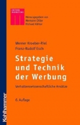 Strategie und Technik der Werbung - Werner Kroeber-Riel, Franz R Esch
