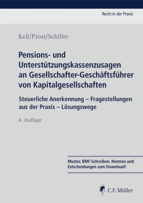 Pensions- und Unterstützungskassenzusagen an Gesellschafter-Geschäftsführer von Kapitalgesellschaften - Claudia Keil, Jochen Prost, Kerstin Schiller