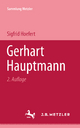Gerhart Hauptmann (Sammlung Metzler)