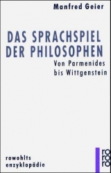 Das Sprachspiel der Philosophen - Manfred Geier