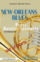 Brass Quintet or Ensemble "New Orleans Blues" set of parts - Ferdinand "Jelly Roll" Morton, Brass Series Glissato