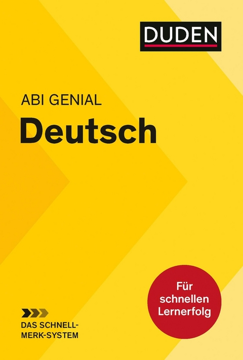 Abi genial Deutsch: Das Schnell-Merk-System -  Monika Bornemann,  Michael Bornemann,  Christine Schlitt
