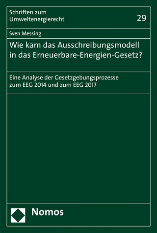 Wie kam das Ausschreibungsmodell in das Erneuerbare-Energien-Gesetz?