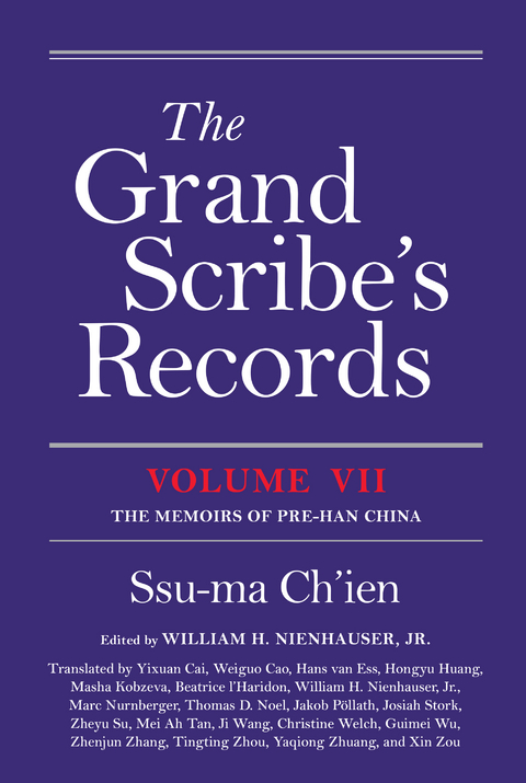 The Grand Scribe's Records, Volume VII - Ssu-Ma Ch'ien