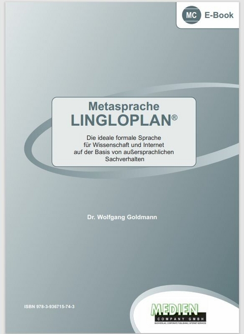 Metasprache LINGLOPLAN -  Dr. Wolfgang Goldmann
