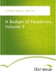A Budget of Paradoxes, Volume II - Augustus De Morgan