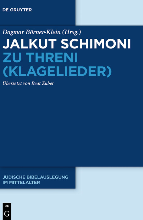 Jalkut Schimoni zu Threni (Klagelieder) - 