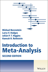 Introduction to Meta-Analysis -  Michael Borenstein,  Larry V. Hedges,  Julian P. T. Higgins,  Hannah R. Rothstein