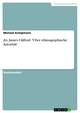 Zu: James Clifford: 'Über ethnographische Autorität' - Michael Kempmann