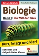 Biologie - Grundwissen kurz, knapp und klar!
