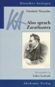 Friedrich Nietzsche: Also sprach Zarathustra (Klassiker Auslegen, Band 14)