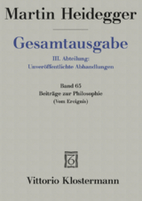 Beiträge zur Philosophie (Vom Ereignis) (1936-1938) - Heidegger, Martin; Herrmann, Friedrich-Wilhelm von