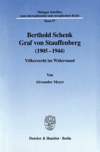 Berthold Schenk Graf von Stauffenberg (1905-1944). - Alexander Meyer