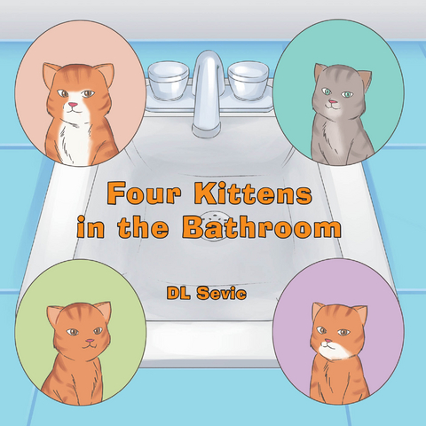 Four Kittens in the Bathroom -  DL Sevic