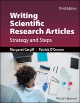 Writing Scientific Research Articles -  Margaret Cargill,  Patrick O'Connor