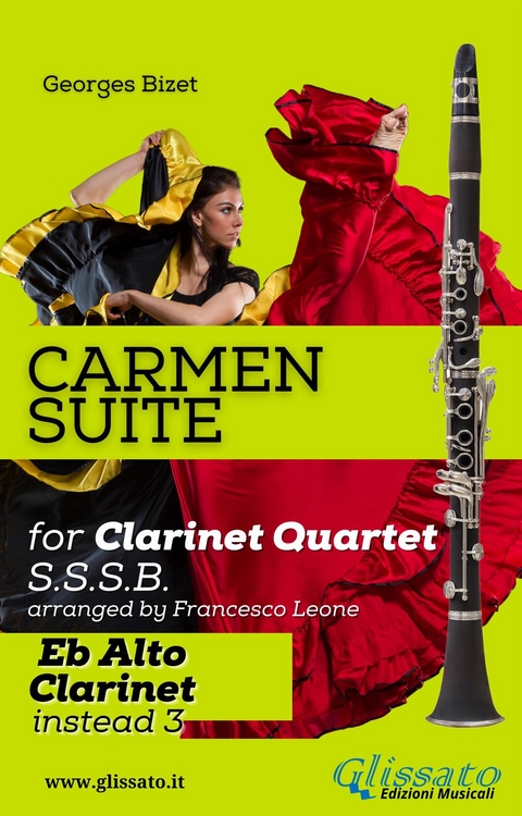"Carmen" Suite for Clarinet Quartet (Alto Clarinet) - Georges Bizet, a cura di Francesco Leone