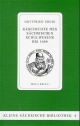 Geschichte des Sächsischen Schulwesens bis 1600