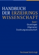 Handbuch der Erziehungswissenschaft. Herausgegeben im Auftra