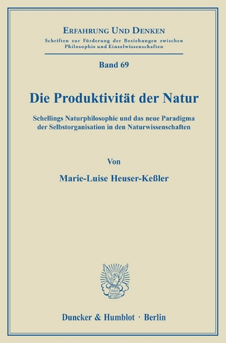 Die Produktivität der Natur. - Marie-Luise Heuser-Keßler