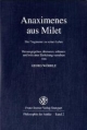 Anaximenes aus Milet - Georg Wöhrle