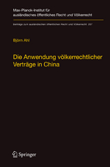 Die Anwendung völkerrechtlicher Verträge in China - Björn Ahl