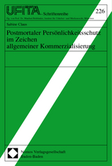 Postmortaler Persönlichkeitsschutz im Zeichen allgemeiner Kommerzialisierung - Sabine Claus