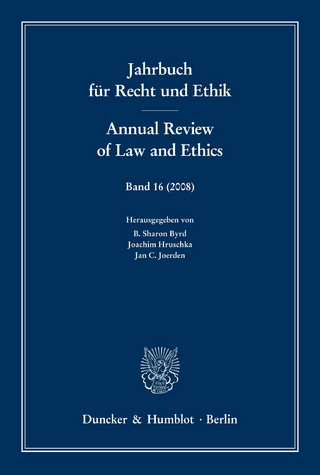 Jahrbuch für Recht und Ethik / Annual Review of Law and Ethics. - B. Sharon Byrd