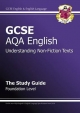 GCSE AQA QA Study Guide Foundation Reading of Non-fiction and Media Texts