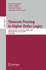 Theorem Proving in Higher Order Logics - 