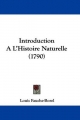 Introduction Alhistoire Naturelle (1790)