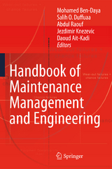 Handbook of Maintenance Management and Engineering - 