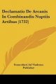 Declamatio de Arcanis in Combinandis Nuptiis Artibus (1732) - Ad Viadrum Publisher Francofurti Ad Viadrum Publisher
