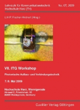 VII. ITG-Workshop Photonische Aufbau- und Verbindungstechnik - Ulrich H Fischer-Hirchert