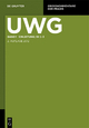 UWG Band 1: Einleitung; §§ 1-3