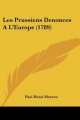 Les Prussiens Denonces A L'Europe (1789)