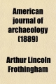 American Journal of Archaeology (Volume 4)