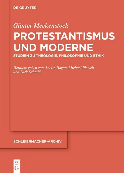 Protestantismus und Moderne -  Günter Meckenstock