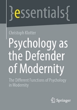 Psychology as the Defender of Modernity - Christoph Klotter
