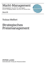 Strategisches Preismanagement - Tobias Meffert