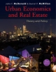Urban Economics and Real Estate - John F. McDonald; Daniel P. McMillen