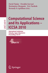 Computational Science and Its Applications - ICCSA 2010 - 
