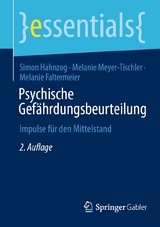 Psychische Gefährdungsbeurteilung - Simon Hahnzog, Melanie Meyer-Tischler, Melanie Faltermeier