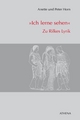 "Ich lerne sehen": Zu Rilkes Lyrik (Beiträge zur Kulturwissenschaft 20)