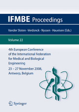 4th European Conference of the International Federation for Medical and Biological Engineering 23 - 27 November 2008, Antwerp, Belgium - 