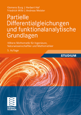 Partielle Differentialgleichungen und funktionalanalytische Grundlagen - Burg, Klemens; Haf, Herbert; Wille, Friedrich; Meister, Andreas